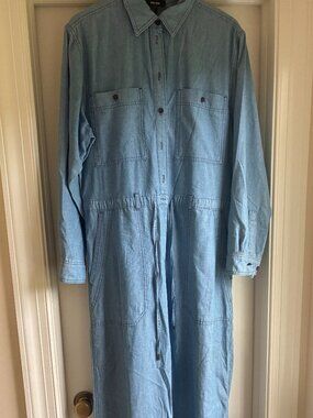 Me and Em Relaxed Denim Jumpsuit (Worn Once)